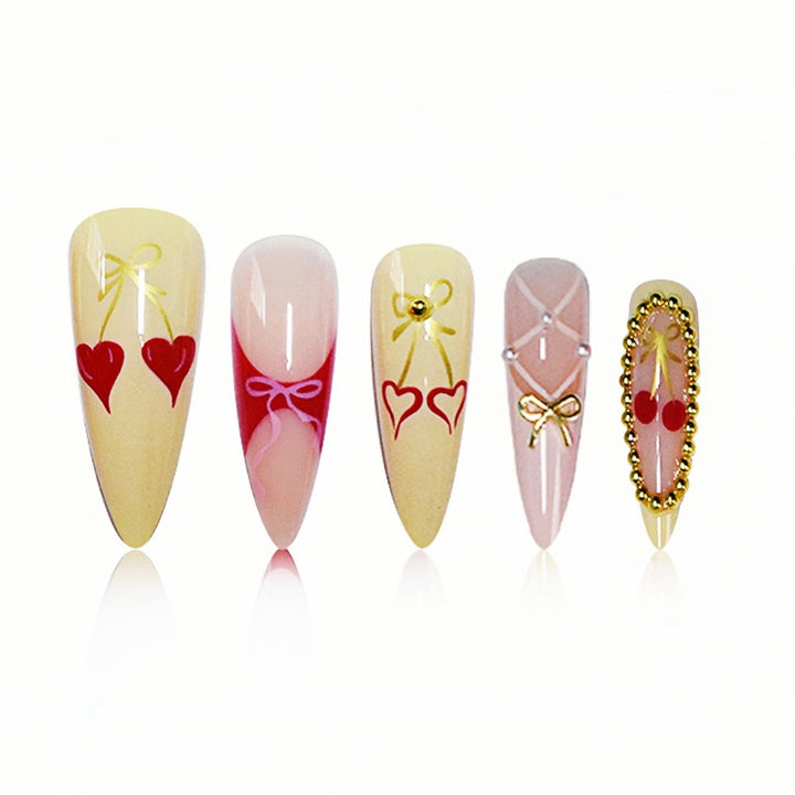 Luxury 3D Decorative Press-On Nails Bowlift