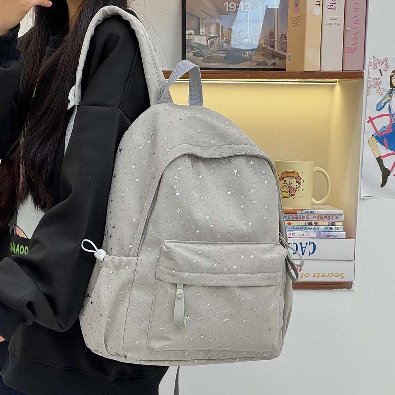 Star-Embellished Backpack Bowlift