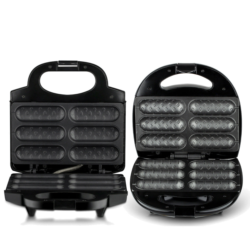 Multi-Cavity Waffle Maker with Non-Stick Plates Bowlift