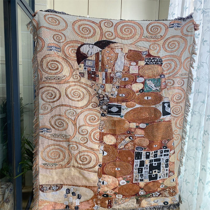 Artistic Woven Throw Blanket