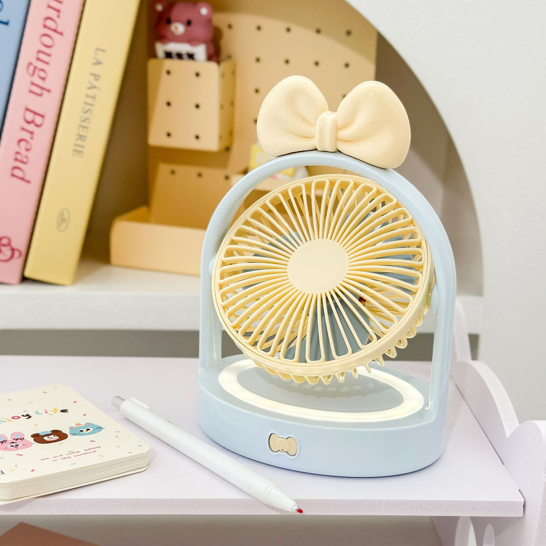 Ladies portable table fan with cute design Bowlift