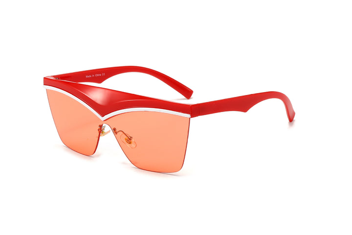 Ladies Designer Sunglasses with Asymmetrical Frame and High-Tech Lenses Bowlift