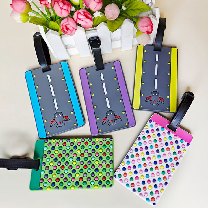 Unisex Creative Road-Themed Luggage Tag Bowlift