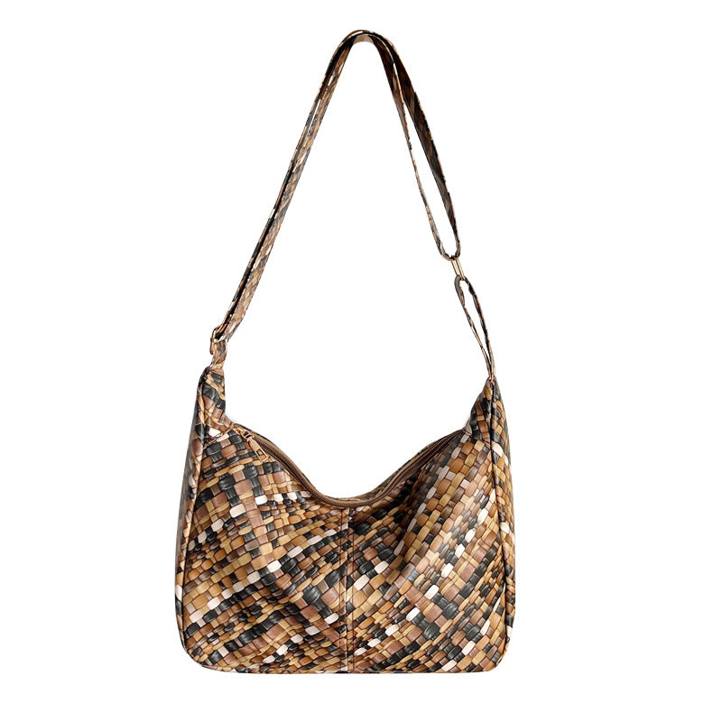 WoColorful Woven Hobo Bag Bowlift