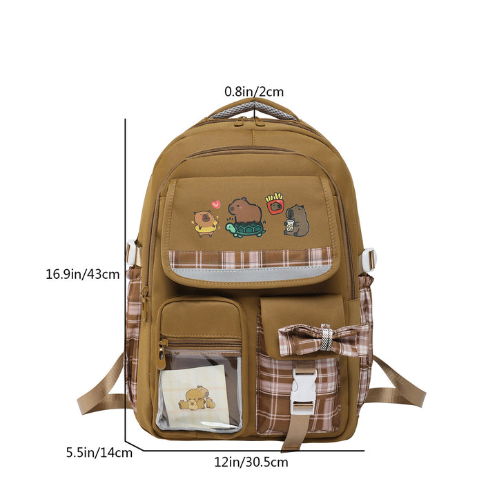 Backpack with Playful Animal Design Bowlift