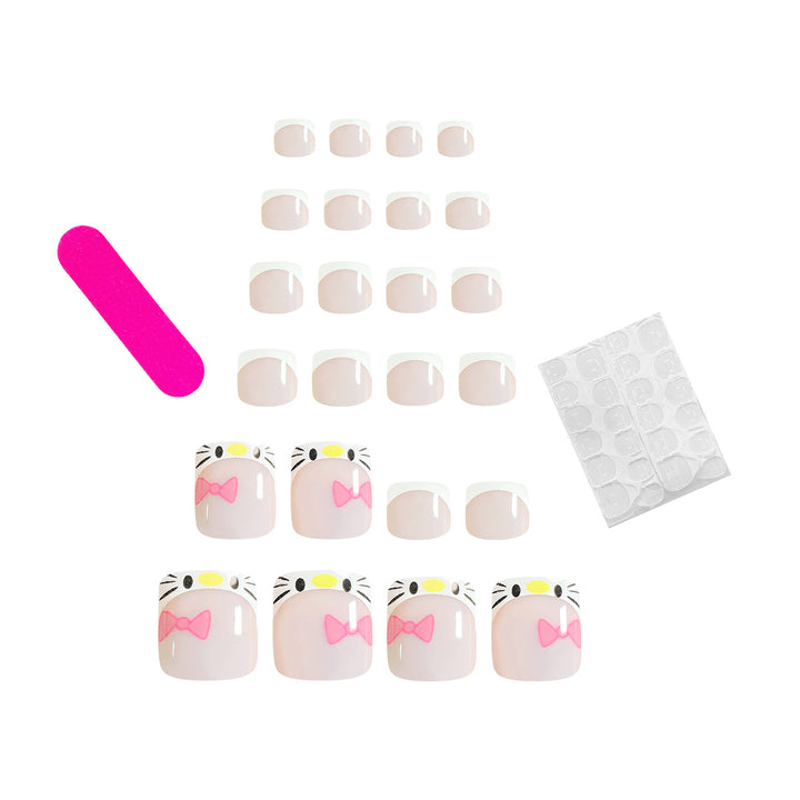 Artful toenail design Bowlift