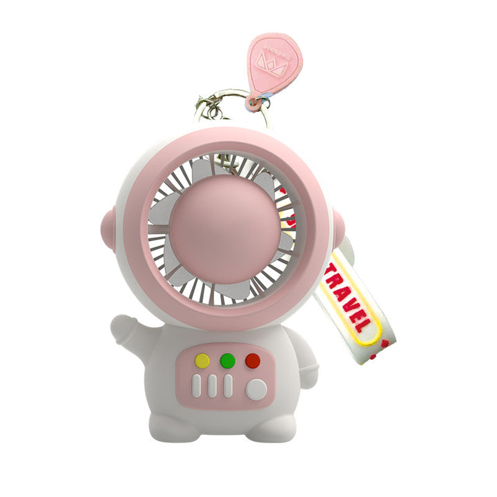 Ladies Portable Mini Hand Fan in Robot Design Bowlift