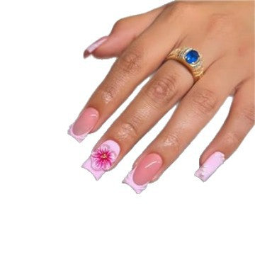 Trendy Ombre Nail Extensions Bowlift