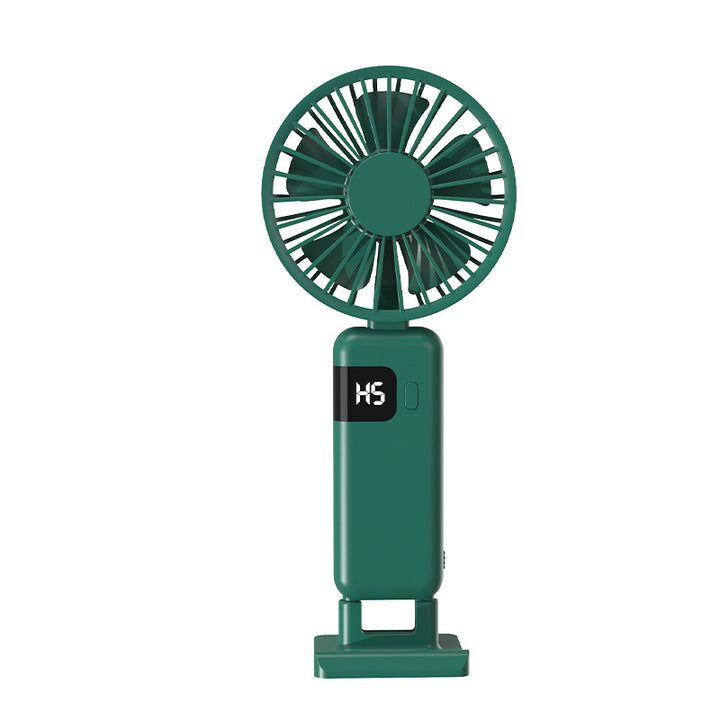 Women’s Portable Handheld Fan with LED Display Bowlift