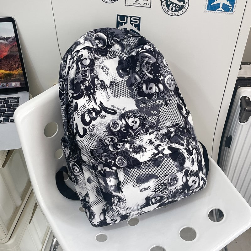 Artistic Graphic Print Backpack