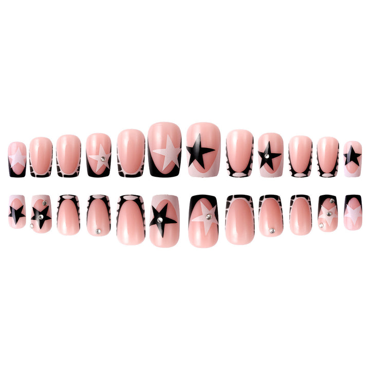Elegant Artistic Press-On Nail Art Set Bowlift