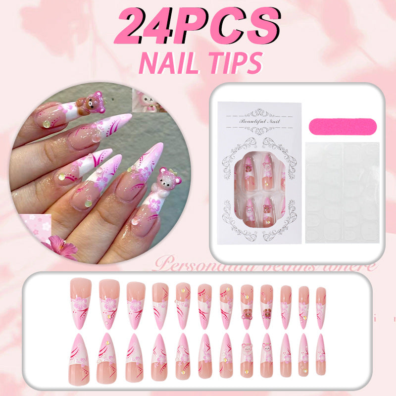 Decorative Cartoon Nail Tips Bowlift