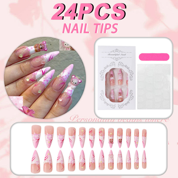 Decorative Cartoon Nail Tips Bowlift