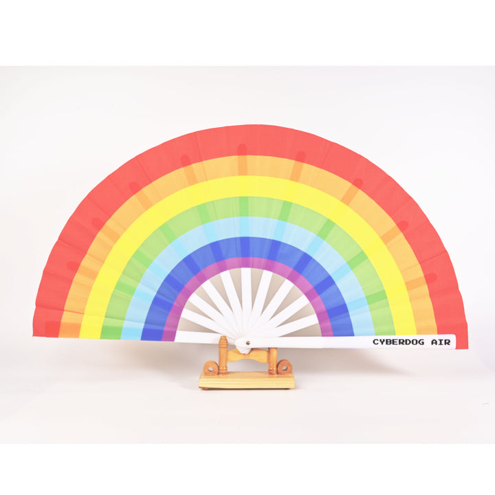 Women Colorful Fan with sturdy plastic ribs Bowlift