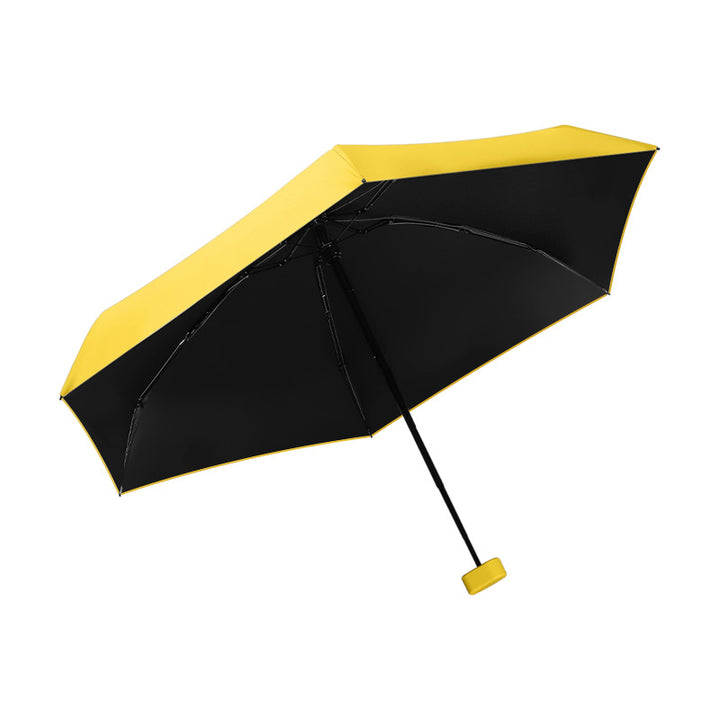 Compact UV protection folding umbrella with travel sleeve Bowlift