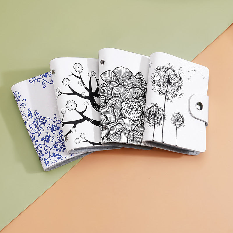 Floral Design Wallet Bowlift
