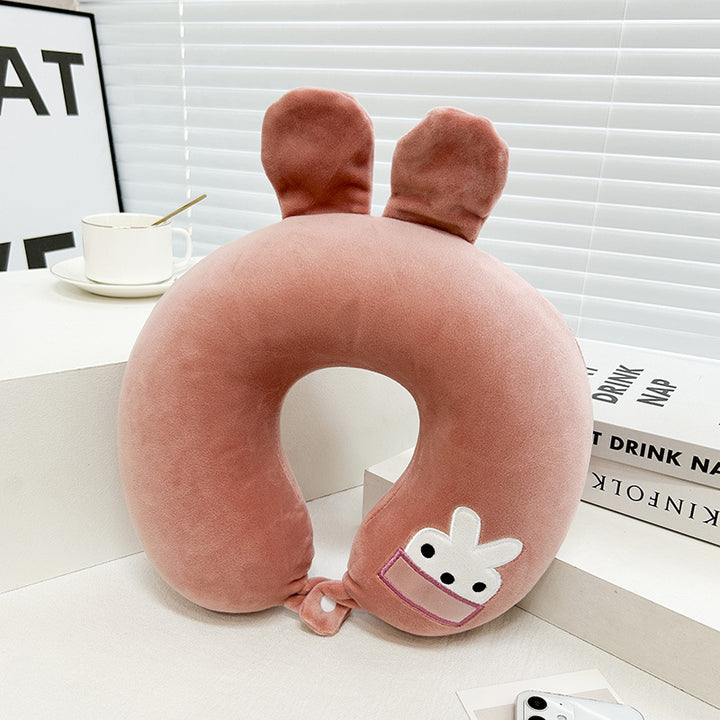 Women's Neck Support Pillow with Playful Design Bowlift