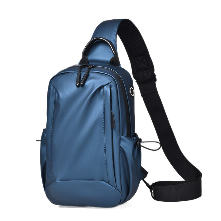 Sleek Water-Resistant Sling Backpack Bowlift