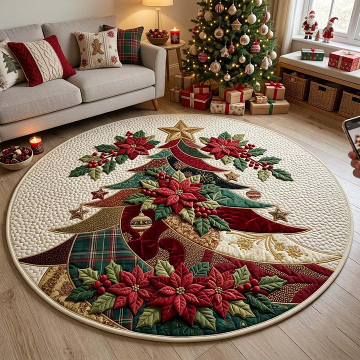 Round Christmas Tree Carpet