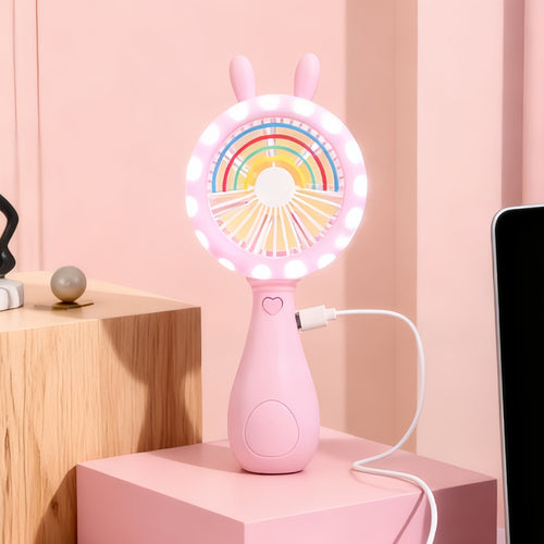 Women's Portable Animation Fan Bowlift