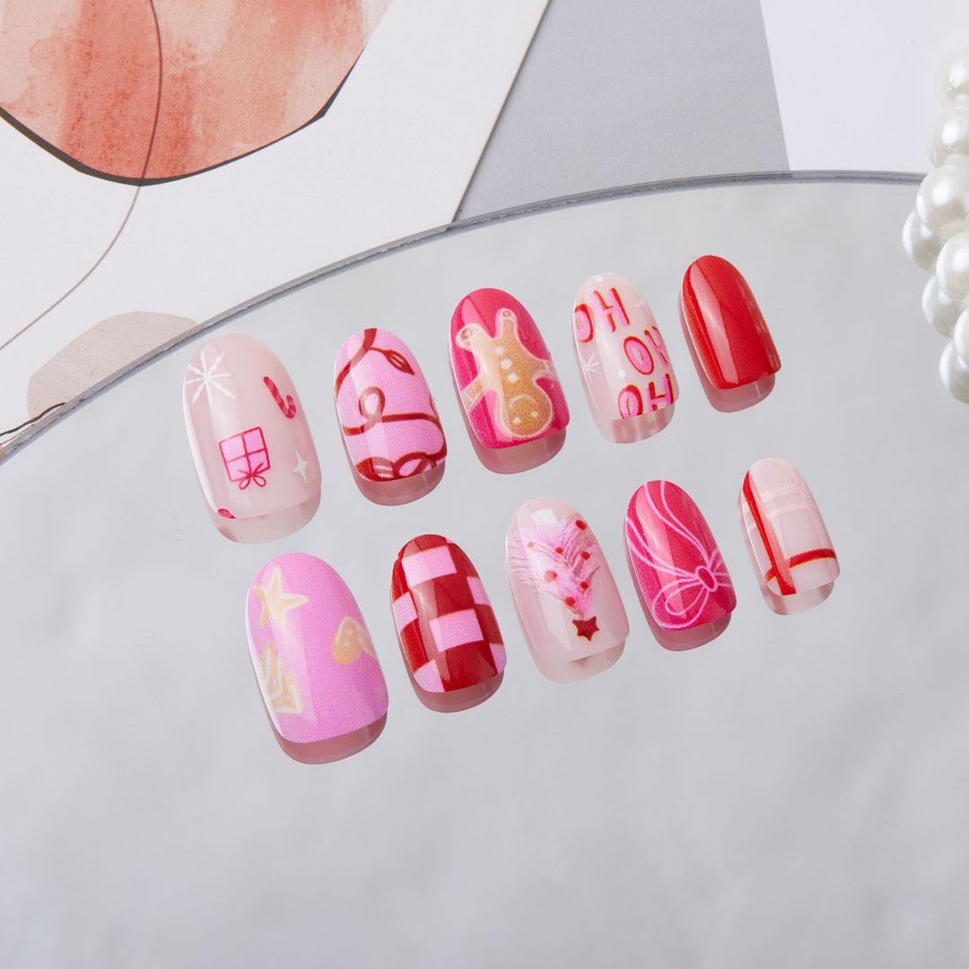 Festive Decorative Nail Art Bowlift