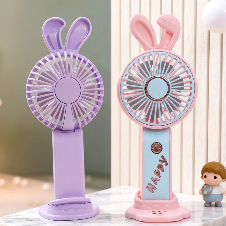 Women's portable USB handheld fan in playful animal design Bowlift