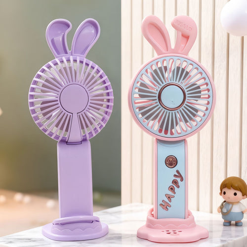 Women's portable USB handheld fan in playful animal design Bowlift