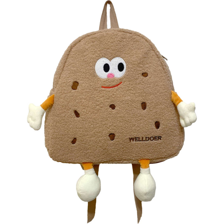 Children's Playful Cartoon Character School Backpack Bowlift