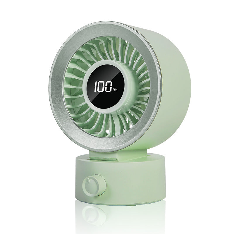 Women Innovative Table Fan with LCD Display Bowlift