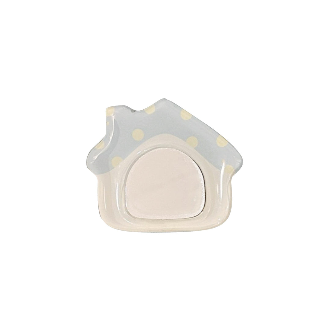 Hand mirror in cute house design Bowlift