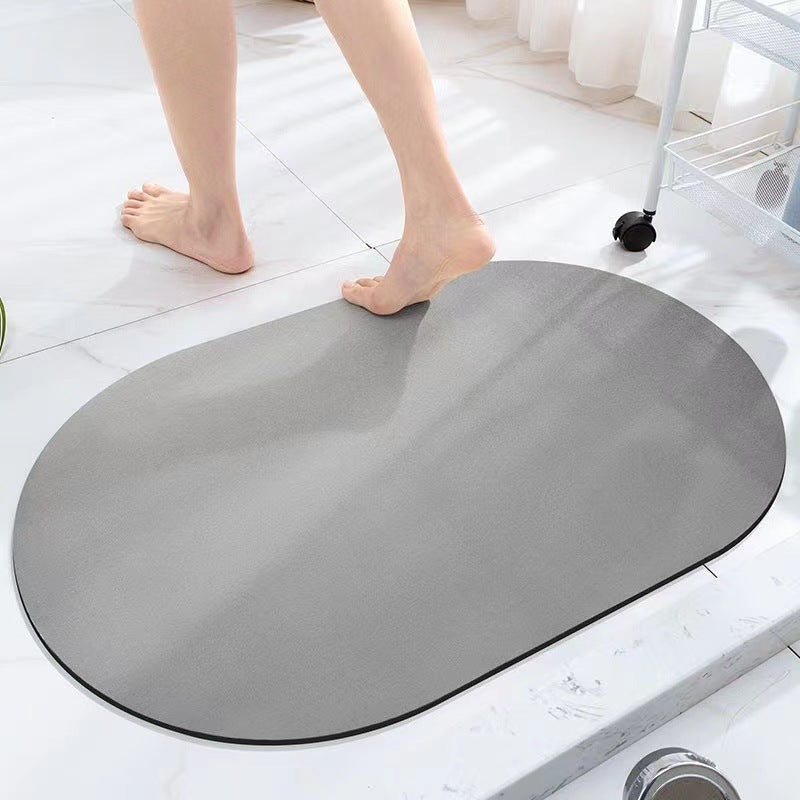 Microfiber Memory Foam Bath Mat with Non-Slip Backing Bowlift
