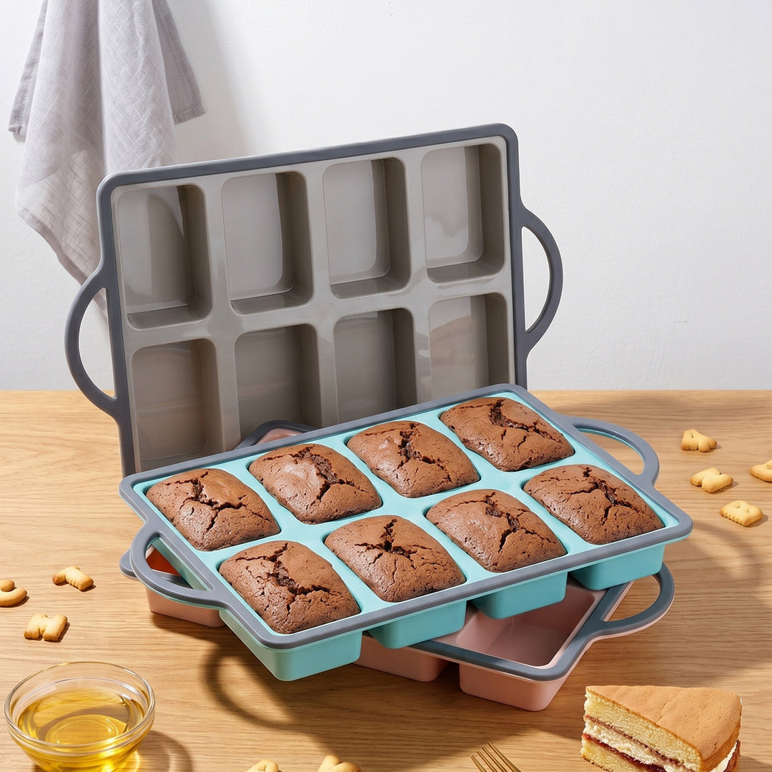 Multifunctional Silicone Baking Pan with Carry Handles Bowlift