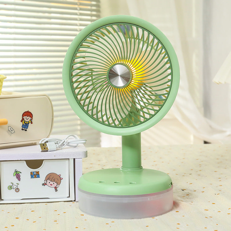Women's portable table fan with innovative design and USB charging function Bowlift