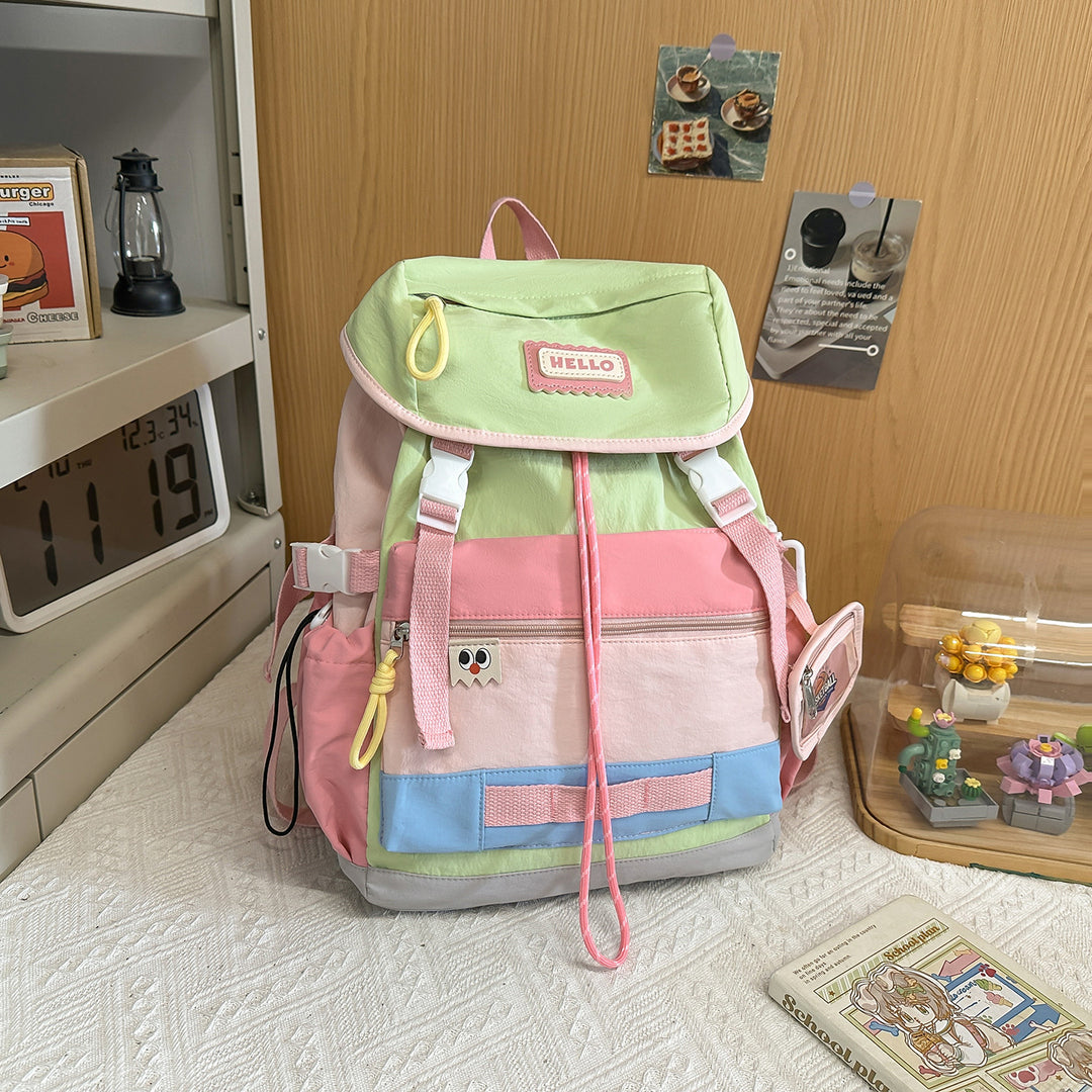 Backpack in Modern Minimalist Style with Multiple Compartments Bowlift