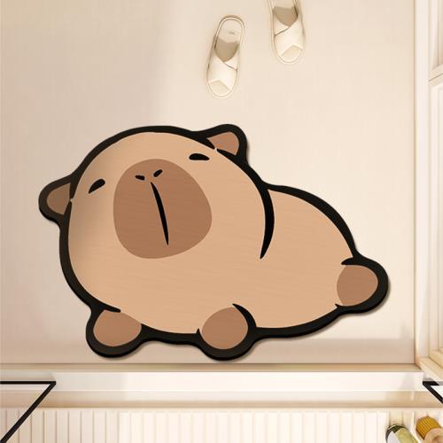 Cartoon Animal Bath Mat Bowlift