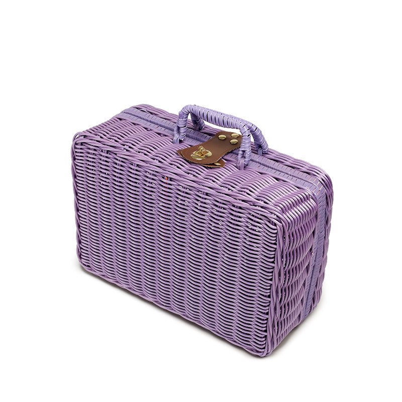 Chic Woven Storage Handbag Bowlift