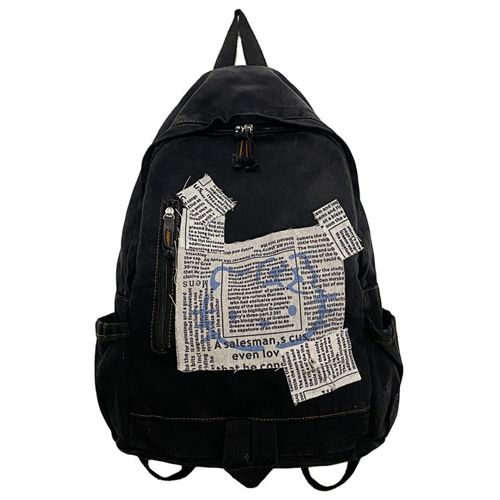 Artistic Multi-Pocket School Backpack Bowlift