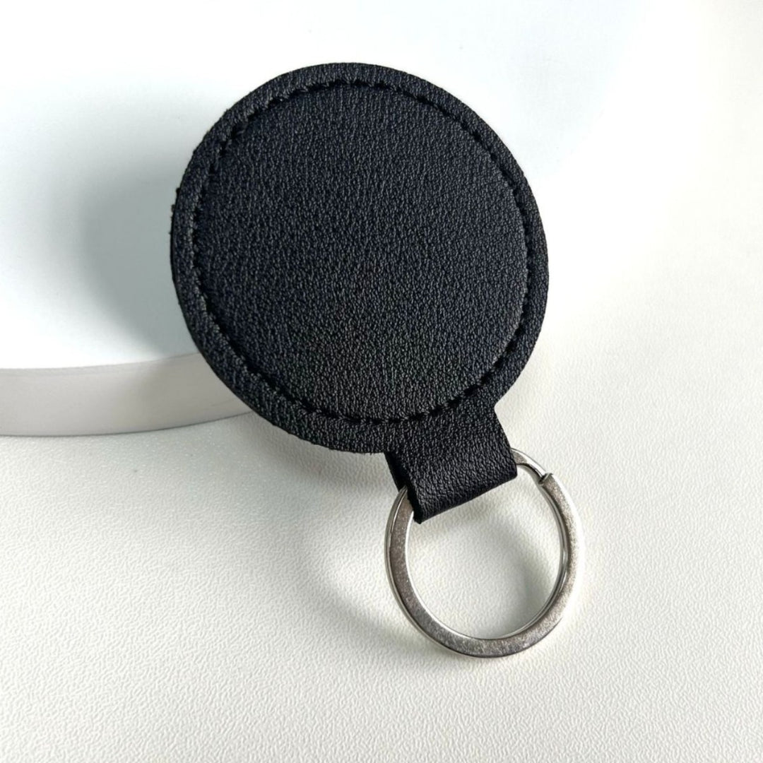 Round Leather Keyring Bowlift