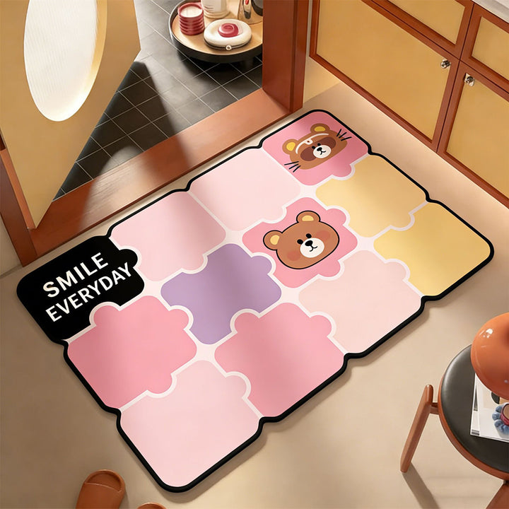 Fun Playful Animal-Themed Area Mat