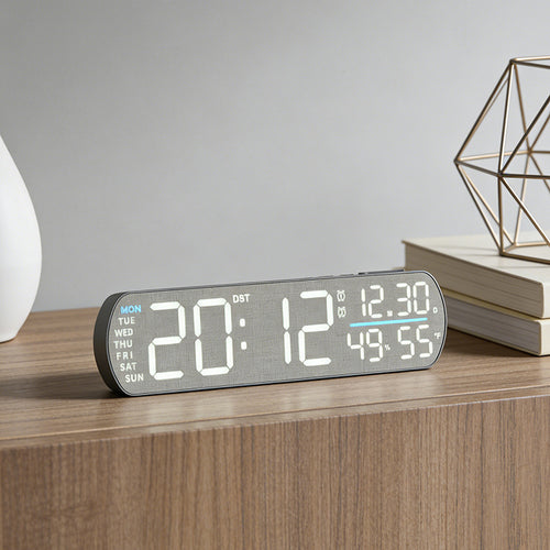 Digital alarm clock with temperature sensor and week display Bowlift