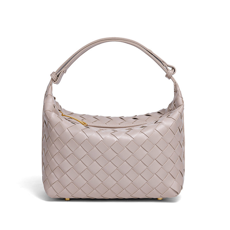 Handmade Woven Leather Mini Bag Bowlift
