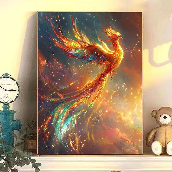 Abstract Phoenix Wall Art Print Bowlift