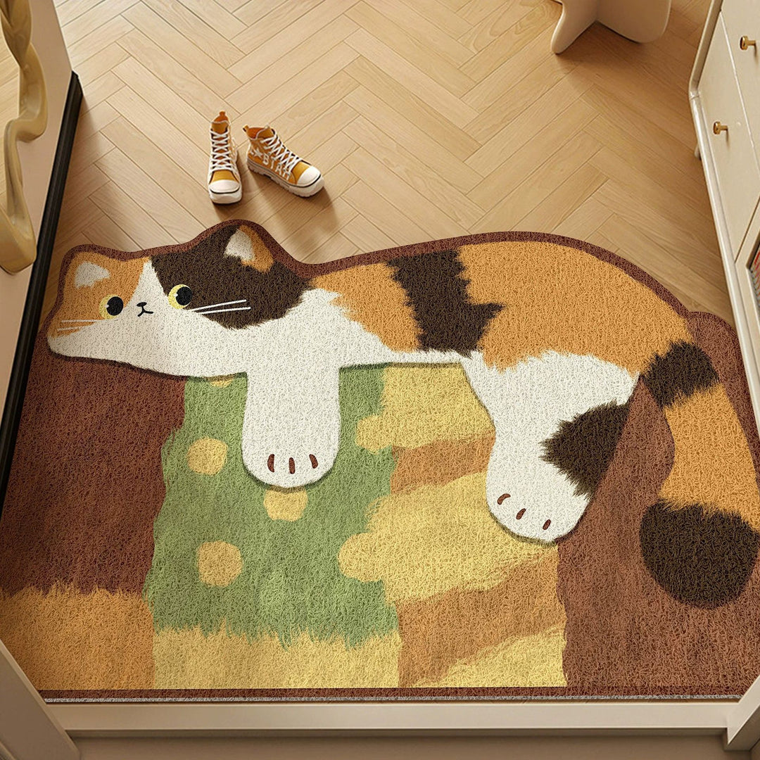 Cat-Inspired Decorative Mat