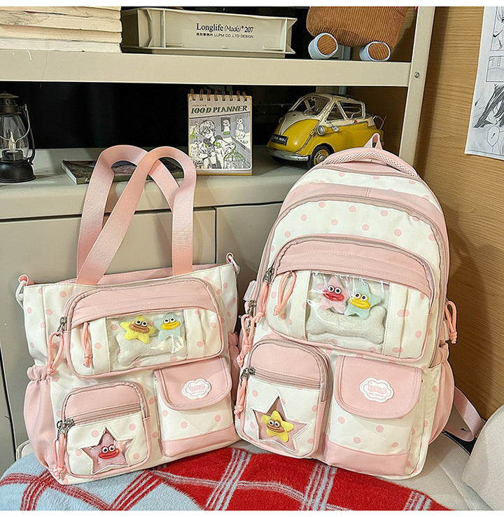 Multi-Pocket Casual Tote Bowlift