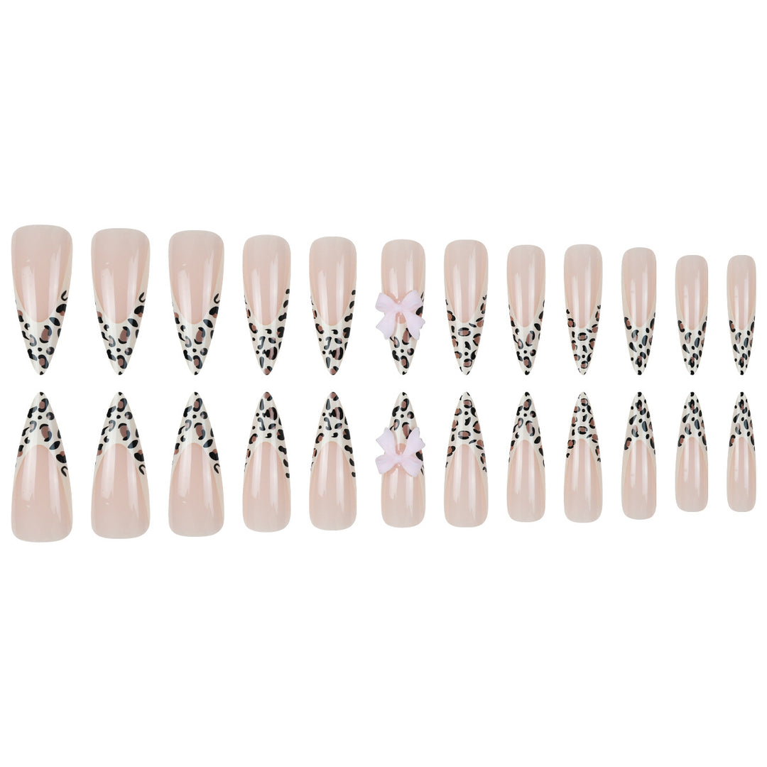 Stylish Stiletto Press-On Nail Art Bowlift