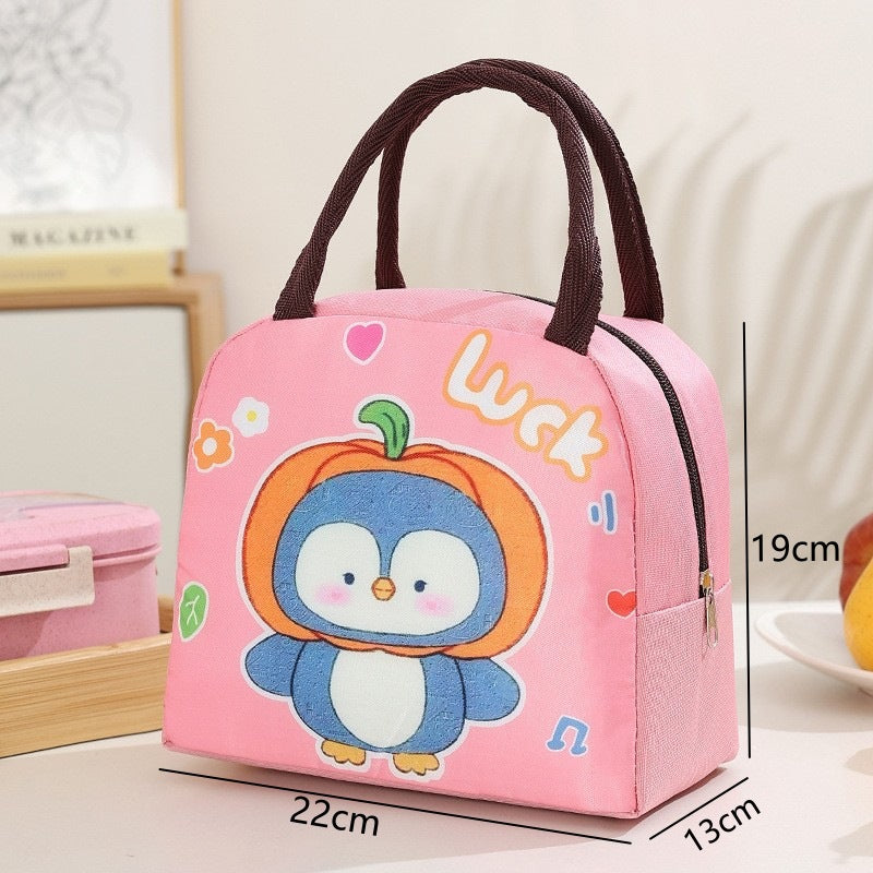Cartoon-Themed Insulated Lunch Bag Bowlift