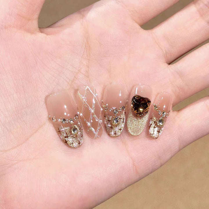 Artistic 3D Butterfly Press-On Nail Set Bowlift