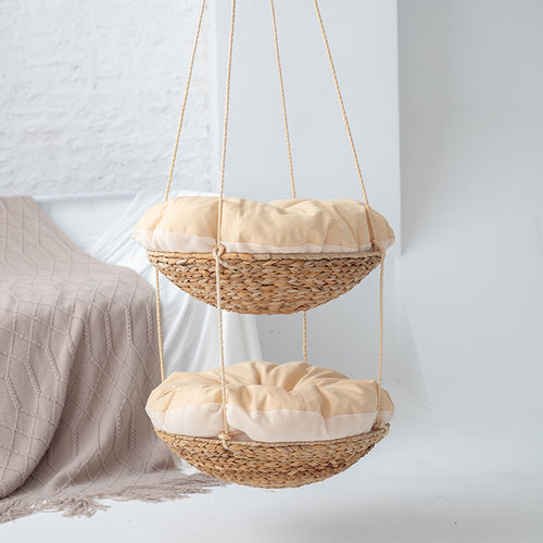 Hanging basket with cushion Bowlift