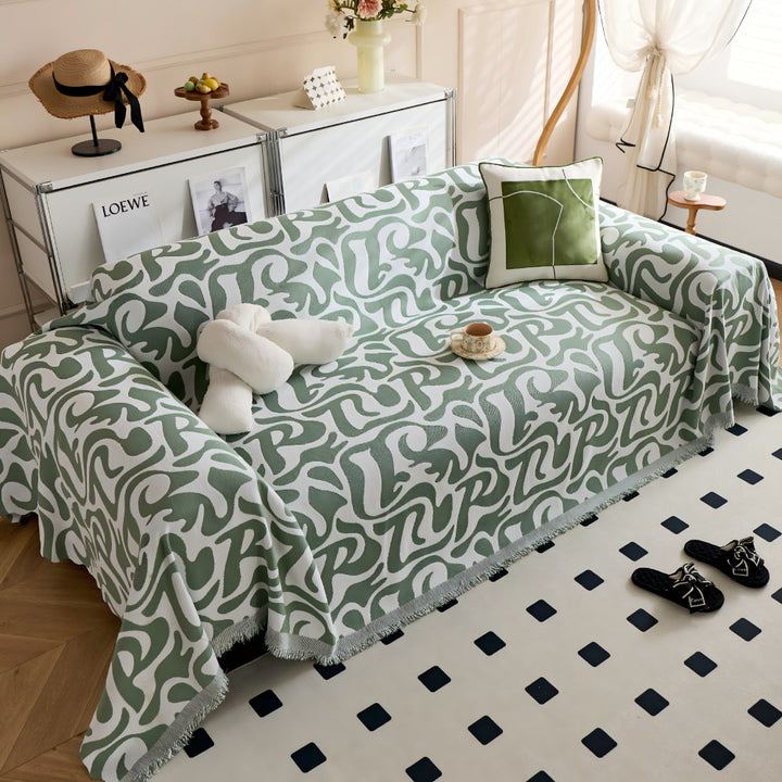 Artistic Patterned Sofa Throw Blanket