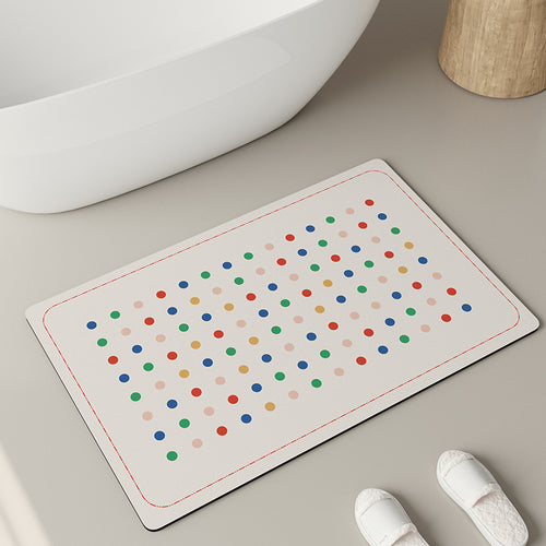 Patterned Bath Mat Bowlift
